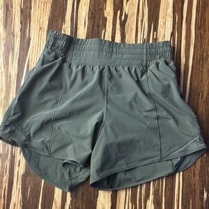 Lululemon Olive Green Shorts 4in